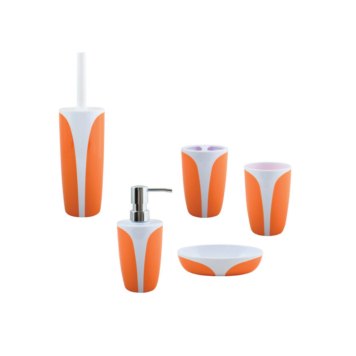 Brighten Your Day With Wonderful Orange Bathroom Decor
